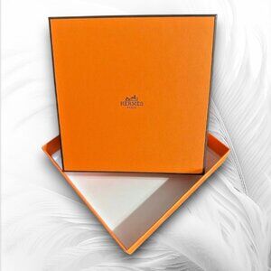 Hermès Orange Gift Box With Lid Empty